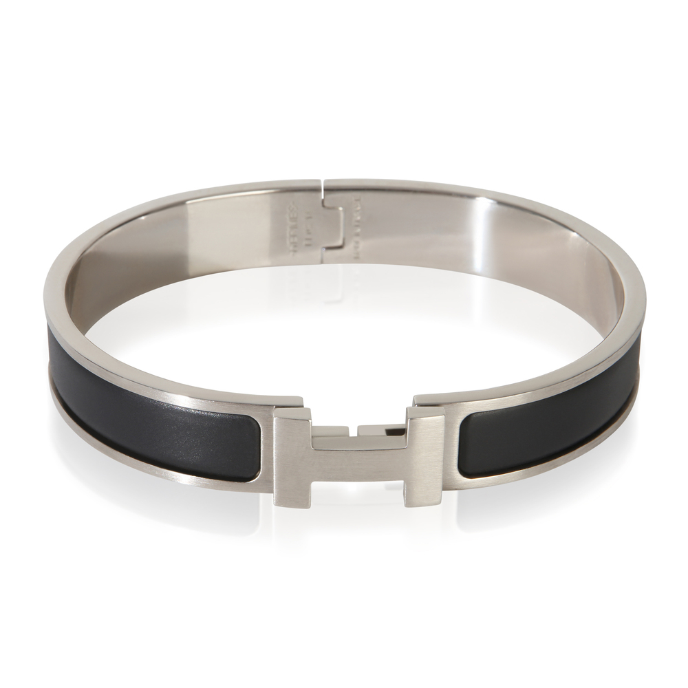 Hermès  Clic HH In Noir Mat Bracelet
